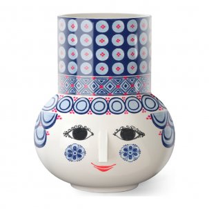 Bjørn Wiinblad Olga Vas 20 cm, Blå