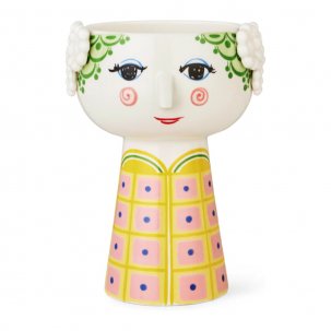 Bjørn Wiinblad Eva Vas 18,5 cm, Gul