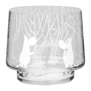 Muurla Mumin Ljuslykta/Skål 8 cm, Skogen