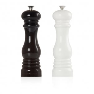 L Creuset Salt- & Pepparkvarnset 21 cm, Black/White