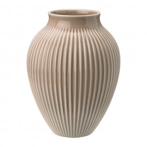 Knabstrup Ripple Vas 20 cm, Mat Dusty Rose