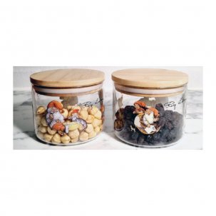 Lidberg Glasburk med Trälock 40 cl 2-pack