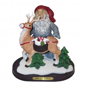 Lidberg Tomte med Ren 17 cm